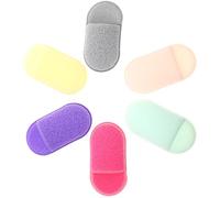 Générique Éponges Faciales Réutilisables pour Nettoyage et Exfoliation Douce Visage Lot de 6 Éponge en Mousse Hydratante Couleur Aléatoire Adaptée la Peau Faciale