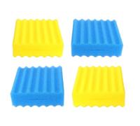 Générique Éponges Filtrantes de Rechange pour Filtre Bassin Sunsun CBF-200T/350/350B/350C/550 - Lot d'Éponges Compatibles Filtre CBF (2jaune+2bleu)