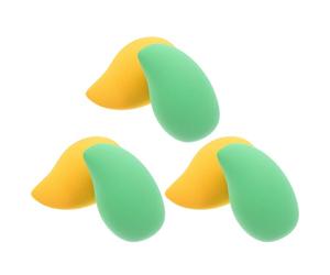 Générique Éponges Maquillage de Mangue Confortable Peau Lot de 6 Éponge Douce en Mousse Utilisable Humide ou Sec pour Poudre Compacte