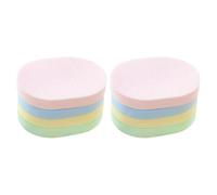 Générique Éponges Nettoyantes Épaisses Structure en Éponge Renforcée Visage Lot de 8 Séchage Rapide et Portable, Démaquillage Quotidien Couleur Aléatoire