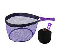Générique Épuisette à Truite | Équipement Extérieur à Manche Antidérapant Pliable - Épuisette de Pêche pour Kayak | pour Étang Lac Mer Eau Salée Bateau Voyage Enfant Pêcheur Débutant