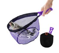 Générique Épuisette à Truite,Filet Pliable à Maille élastique | Épuisettes De Pêche À pour Truite,pour Étang Lac Rivière Mer Eau Salée Voyage Bateau Kayak Enfant Pêcheur