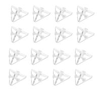 Générique Équerre D’angle en Acrylique Transparente Détachable Triangle à Angle Droit 20 Pièces Alignement Précis et Stabilité Renforcée pour Boîte de Rangement et Vitrine , DIY