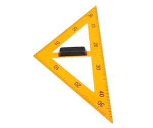 Générique Équerre Magnétique Triangulaire Outil Polyvalent et Solide Jaune en Plastique 45° 60° pour Enseignement en Classe pour Enseignants