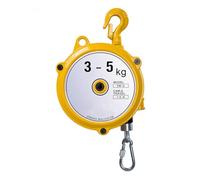 Générique Équilibreur à Ressort rétractable avec câble métallique et Crochet de 1,5 m - Porte-Outils Robuste pour équipements d'atelier et Automobiles (3-5 kg) - Facile à Utiliser, Durable et fiable