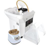 Générique Équipement de Spa pour la TêTe, Bol à Shampoing pour Salon de Coiffure avec RéServoir Stockage d'eau 60 L, 4 Roues Universelles,Circulation d'eau à Double ContrôLe, pour Salons et Spas