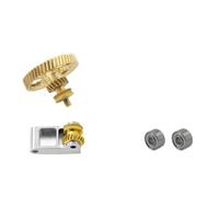 Générique Équipement D'extrudeuse, Compatible avec Bambu Lab, Mise À Niveau De L'assemblage en Acier Trempé Nano-Enduit DLC De Haute Précision for Imprimante 3D X1 X1C P1P P1S(All-Metal DLC)