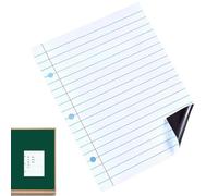 Générique Erasable Teaching Lined Notepad - 11.81in Magnetic Notebook Paper