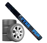 Générique Erasable Weatherproof Non-Fading Quick Dry Tyre Drawing Marker, Car Tire Letter Pen For Vehicle Motorcycle Bikes Bicycles Metal | Wheels Paint Tires Drawing Pen,
