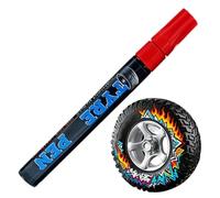 Générique Erasable Weatherproof Non-Fading Quick Dry Tyre Drawing Marker, Car Tire Letter Pen For Vehicle Motorcycle Bikes Bicycles Metal | Wheels Paint Tires Drawing Pen,