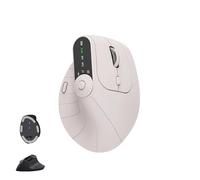 Générique Ergonomic+Triple-Connect+Wireless+Mouse,Mouse Wireless Ergonomic, Rechargeable, Screen Display, Multi-Knob,for Laptop/Pc/Mac (Beige)