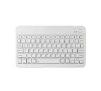 Générique Ergonomic Wireless Keyboard Pc, Rechargeable and Quiet, Low-Profile Handheld Keypad Designed for Smartphones, Offering Comfortable Typing Experience for Work and Home Use
