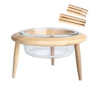 Générique Erhöhte Katzen Futternäpfe Anti-Erbrechen Futterschale mit Ständer höhenverstellbar für Zuhause Wohnzimmer Küche Schlafzimmer Spielzimmer Wohnung Essbereich Ecke Alleinzeit