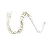 Générique Erotic Slave Whip Leather Tassel Adult Games BDSM Bondage Sex Toys for Woman Harness Flogger Spanking Bondage Restraints Couples(206-White)