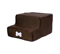 Générique Escalier/Rampe/échelle à 2 Marches pour Chien, Lavable, Antidérapant, Usage Polyvalent, pour Aider Les Chiens à Descendre du Canapé, Les Petits Animau, CafÉ