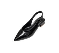 Générique Escarpins Bout Pointu Bride Arrière Talon Bloc Bas Boucle Bureau | Escarpins Bout Pointu Bride Arrière Talon Bloc Bas Bride Cheville Ajustable Semelle Antidérapante Bureau Soirée