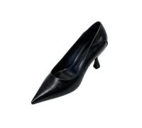 Générique Escarpins Femme À Enfiler Bout Pointu Talons Chaton Quotidien | Finition PU Lisse, Surface Déperlante, Bord Courbé, Doublure Tissée, Restaurant,