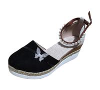 Générique Espadrille Femmes Tendance Compenses Sandales Lin Classique lgant Aale Chic Polyvalent Rsistant Lgre Confortale rne Respirant Aement t IGN Indmodale Doux