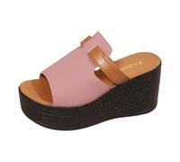 Générique Espadrilles Cer Sandales Pour Les Femmes Orteil Ouvert Quartiers Des Femmes Les Sandales De Plate Forme Habillées À Bout Ouvert Pour Sur Cales De La Cheville Élastique