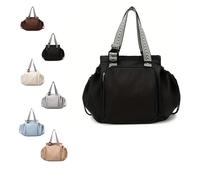 Générique Essential Tote, 2026 New Multifunctional Large-Capacity Handbag, 15 Smart Pockets,Suitable for Various Occasions (Black)