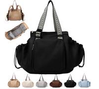 Générique Essential Tote Bag, Everyday Multifunctional Travel Organizer, Boasts Great Storage Capacity (Black)