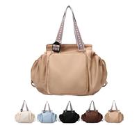 Générique Essential Tote, Multifunctional Travel Organizer Bag for Ladies, Multipurpose Large Capacity Tote Bag - 15 Pockets (Khaki)