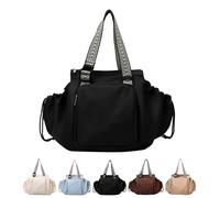 Générique Essential Tote, Multifunctional Travel Organizer Bag for Ladies, Multipurpose Large Capacity Tote Bag - 15 Pockets (Black)