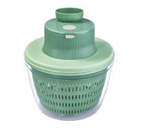 Générique Essoreuse à Salade électrique 2 en 1 ，Hachoir À Légumes Électrique，Essoreuse à Salade et Hachoir à Salade，pour oignons, ail, Persil - Vert