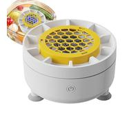 Générique Essoreuse Pour Salade,Bol Rotatif sans Fil 1800 mAh | Laveur de fruits sans fil,Pour Baies Aliments Frais Plan de Travail Cuisine