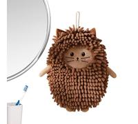 Générique Essuie-Mains en Chenille - 25 x 26 cm, Motif Agneau Mignon, épais à Suspendre, Super Absorbant | Serviette à séchage Rapide, sèche-Mains de Salle de Bain, Une commodité d'utilisation q