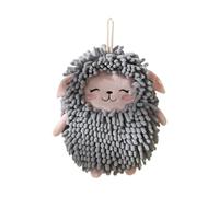 Générique Essuie-Mains en Chenille - 25 x 26 cm, Motif Agneau Mignon, épais à Suspendre, Super Absorbant | Serviette à séchage Rapide, sèche-Mains de Salle de Bain, Une commodité d'utilisation q
