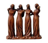 Générique Estatuilla de la Hermana - 300g Escultura de Amistad | 5,90 pulgadas Artesanías Resina Sobre la Amistad, Para Exhibir en Escritorio Mesita Noche Lugar de Trabajo Sala de Estar Mesa