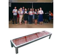 Générique Estrades de chœur Pliables, Plateforme de scène métallique antidérapante et Portable à Plusieurs Niveaux, idéales pour Le Chant en Groupe, avec des marches durables pour Les Spectacles, Les