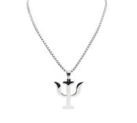 Générique Et collier symbole confortable pour un usage quotidien | Collier contemporain de sensibilisation à la santé mentale fabriqué en acier inoxydable robuste pour offrir en