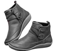 Générique Et des Bottes Tendance d'hiver pour Femme Élégantes Confortables Montrant Femmes. Chaussures Femmes Soldées Talons (Grey, 38) Basket Running Chaussure Chussures Compensée Rouges Fourrées