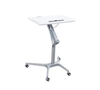 Générique Établi Debout Réglable en Hauteur De 75 À 105cm, Support De Podium avec roulettes, Capacité De Charge De 15kg, for Discours en u Bureau(Color 3)