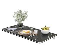 Générique Établi Mural Pliable Robuste Noir 70 x 40 cm, Table Rabattable pour Garage et Atelier