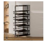 Générique Étagère À Chaussures Coulissante, Étagère À Chaussures Réglable en Hauteur for Vestiaire, Organisateur Vertical Grande Capacité, Gain De Place(9 Tier)