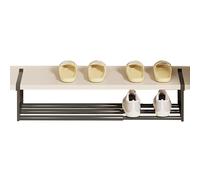 Générique Étagère à Chaussures pour Placard - Organisateur Chaussures Armoire Chambre,Support Adjustable pour Chambre Dortoir Entrée Couloir Coin