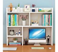 Générique Etagere À Poser sur Bureau, Organisateur D'étagère À 4 Niveaux pour D'ordinateur, Support D'organisation D'affichage Polyvalent pour Dortoir Maison(White,100cm/39.4")