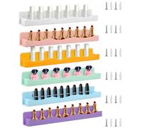 Générique Étagère À Vernis À Ongles - Support Mural pour Vernis À Ongles, Support Flottant en Acrylique pour Polis/h, À Peinture, Huile Essentielle, Parfum pour La Maison, Les Chambres À Coucher,