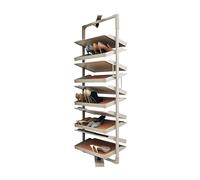 Générique Étagère d'angle Extensible pour Meuble de Cuisine, étagère de Rangement pivotante, étagère coulissante d'angle, étagère à Chaussures rotative, Meuble Coulissant à Plusieurs Niveaux, étagère