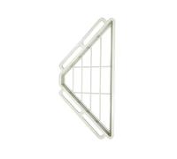 Générique Étagère d'angle pour Évier Égouttoir À Vaisselle Multifonctionnel | Grille D'D'Angle Pour Évier Pour Torchon Ustensiles Cuisine Quotidienne Maison Appartement Blanc