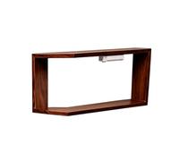 Générique Étagère d'angle Présentoir Rangement Style Rustique en Forme De L