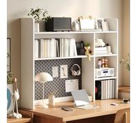 Générique Étagère de Bureau avec Rangement for Livres, Étagère de Table for Bureau, Chambre ou Espace de Travail