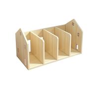 Générique Étagère De Bureau, Organiseur De Bureau Autonome, Petite Étagère De Présentation, Bibliothèque De Rangement pour CD/Magazines/classeurs(Yellow)