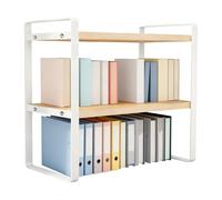 Générique Étagère de Bureau - Présentoir Moderne À 2 Niveaux | Étagère Organisatrice À 2 Niveaux pour Bureau,pour Maison Chambre Salle de Lecture Décoratif et Jardinière