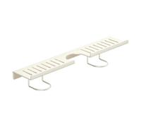 Générique Étagère De Lavabo Au-Dessus Du Robinet, Étagère De Rangement | Acier Carbone Résistant, Drainage Intégré, Installation Sans Perçage, 50x8.5x11cm