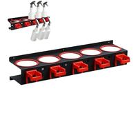 Générique Étagère de Rangement pour Bouteilles Pulvérisateurs, Support Mural pour Flacons Pulvérisateurs Bombes Aérosols, Support de Canette, support aerosol,organisation du garage (1 PCS)