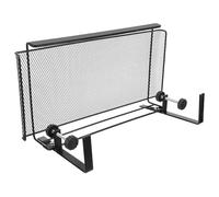 Générique Étagère de Rangement sous Bureau pour Câbles Plateau de Bureau à Pince Métallique Organisateur de Câbles avec Espace de Rangement pour Papiers et Fournitures